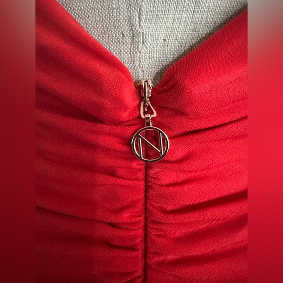 Nookie Illegal Halter Gown in Red size XXL - Picture 14 of 16